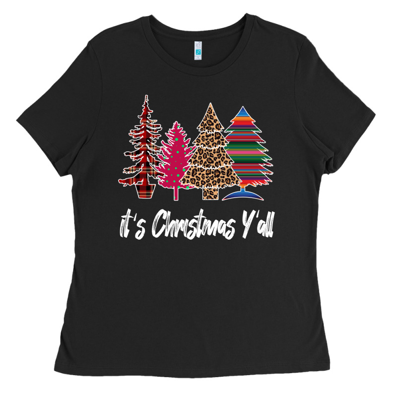 Merry Christmas Pine Tree Ladies Tee by Bettercallsaul | Teevron