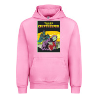 Fuchsia Pink Tales From The Cryptkeeper-Figzk Urban Hoodie - minhPixels