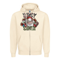 Sandshell howdy santa Zipper Hoodie - SublimationCraftShop
