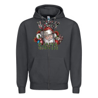 Smoke howdy santa Zipper Hoodie - SublimationCraftShop