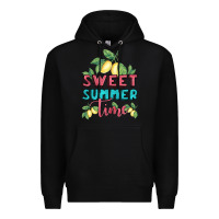 Black sweet summer time lemonade Premium Hoodie - BundleAndBundleShop
