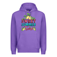 Purple sweet summer time lemonade Premium Hoodie - BundleAndBundleShop