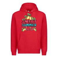 Red sweet summer time lemonade Premium Hoodie - BundleAndBundleShop