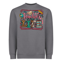 Storm Teacher life leopard frame Heavyweight Sweatshirt - LillyAllenDesigns