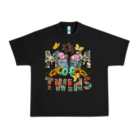 Black mom of twins girls mother's day Urban Heavy Tee - CowGirlArtShop