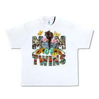 White mom of twins girls mother's day Urban Heavy Tee - CowGirlArtShop