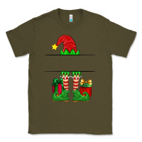 Army Green christmas elf custom name Classic Tee - Artiststas