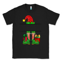 Black christmas elf custom name Classic Tee - Artiststas