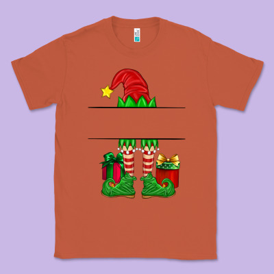 Christmas Elf Custom Name Classic Tee Designed By Artiststas