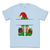 Dusty Blue christmas elf custom name Classic Tee - Artiststas