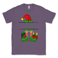 Lavender christmas elf custom name Classic Tee - Artiststas