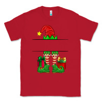 Red christmas elf custom name Classic Tee - Artiststas