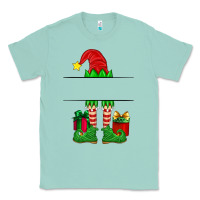 Seafoam christmas elf custom name Classic Tee - Artiststas