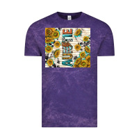 Cloud Purple auntie with lightning bolt Vintage Tee - TumblerDesignByShophia