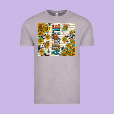 Auntie With Lightning Bolt Vintage Tee Designed By Tumblerdesignbyshophia