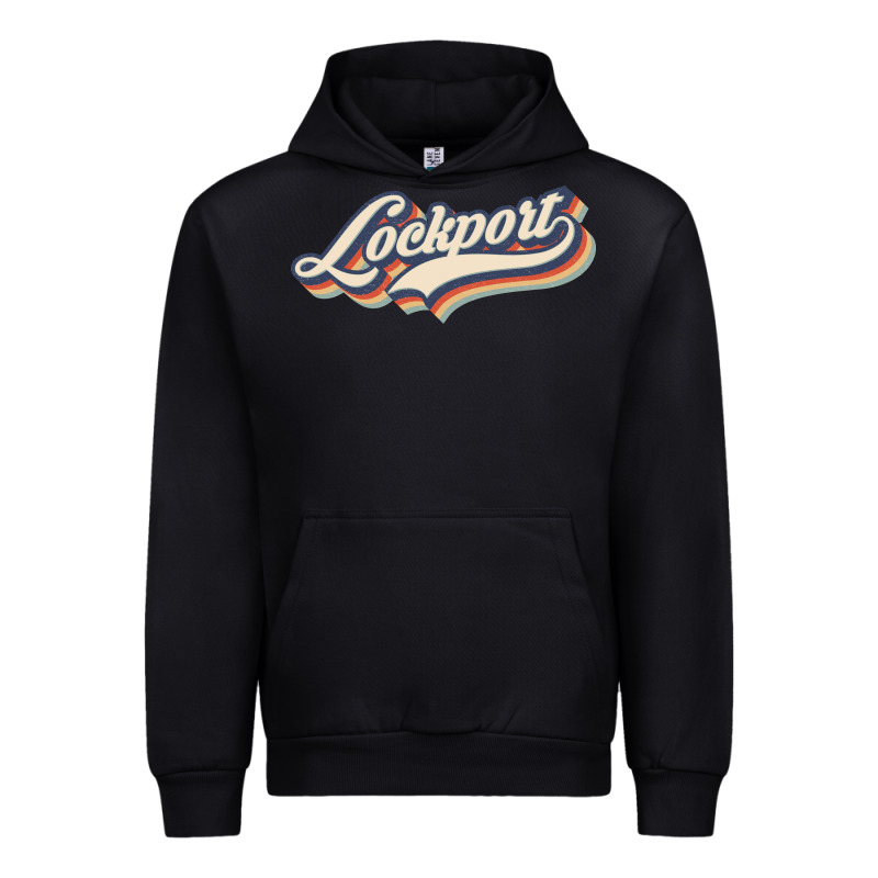 I Love Lockport City Usa Retro Vintage Urban Hoodie by minhPixels | Teevron