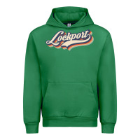 Emerald I Love Lockport City Usa Retro Vintage Urban Hoodie - minhPixels