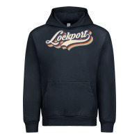 Navy I Love Lockport City Usa Retro Vintage Urban Hoodie - minhPixels