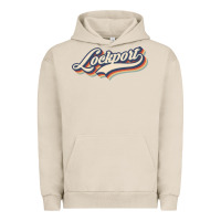 Pigment French Oak I Love Lockport City Usa Retro Vintage Urban Hoodie - minhPixels