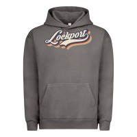 Pigment Tornado I Love Lockport City Usa Retro Vintage Urban Hoodie - minhPixels