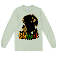 Matcha Blessed black history Long Sleeve Tee - HowdyJamesFarm