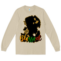 Mushroom Blessed black history Long Sleeve Tee - HowdyJamesFarm