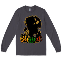 Smoke Blessed black history Long Sleeve Tee - HowdyJamesFarm