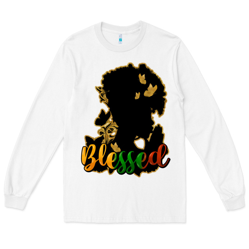 Blessed Black History Long Sleeve Tee by HowdyJamesFarm | Teevron