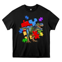 Black autism t rex Heavy Core Tee - Artiststas