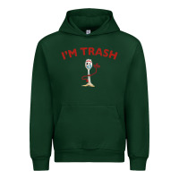 Forest Green i'm trash forky Urban Hoodie - minhPixels