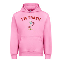 Fuchsia Pink i'm trash forky Urban Hoodie - minhPixels