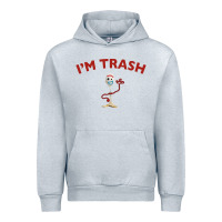 Heather Grey i'm trash forky Urban Hoodie - minhPixels
