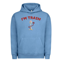 Pigment Pebble Blue i'm trash forky Urban Hoodie - minhPixels