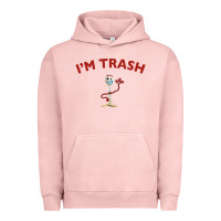 Pigment Salmon i'm trash forky Urban Hoodie - minhPixels