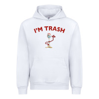 White i'm trash forky Urban Hoodie - minhPixels