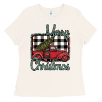 Bone Merry Christmas Truck Ladies Tee - Bettercallsaul