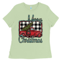 Matcha Merry Christmas Truck Ladies Tee - Bettercallsaul