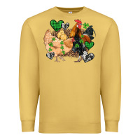 Antique Gold st patricks day coop animals Premium Sweatshirt - Artiststas