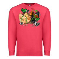 Cardinal st patricks day coop animals Premium Sweatshirt - Artiststas