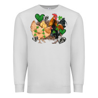 Dove Grey st patricks day coop animals Premium Sweatshirt - Artiststas