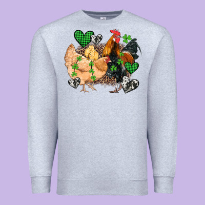 St Patricks Day Coop Animals Premium Sweatshirt Designed By Artiststas