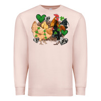 Pale Pink st patricks day coop animals Premium Sweatshirt - Artiststas