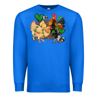 True Royal st patricks day coop animals Premium Sweatshirt - Artiststas