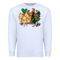 White st patricks day coop animals Premium Sweatshirt - Artiststas