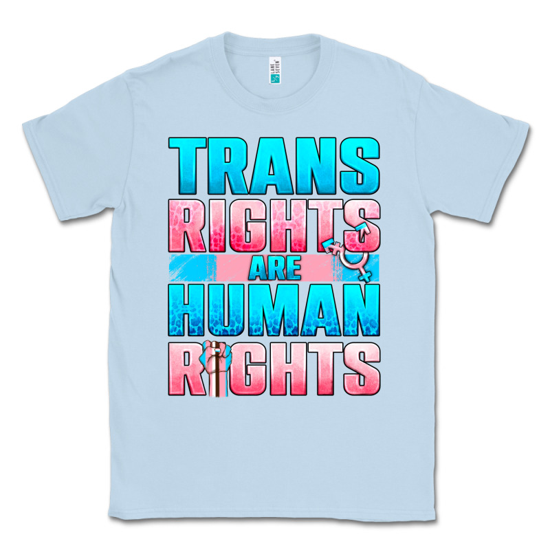 Trans Rights Are Human Rights Classic Tee by NancyCooperArtShop | Teevron