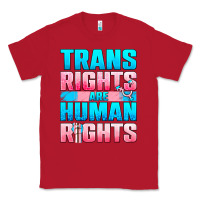 Red Trans rights are human rights Classic Tee - NancyCooperArtShop