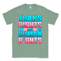 Sage Trans rights are human rights Classic Tee - NancyCooperArtShop