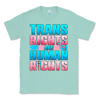 Seafoam Trans rights are human rights Classic Tee - NancyCooperArtShop
