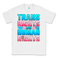 White Trans rights are human rights Classic Tee - NancyCooperArtShop