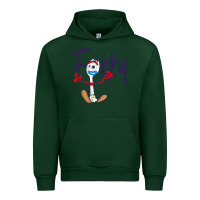 Forest Green forky Urban Hoodie - minhPixels